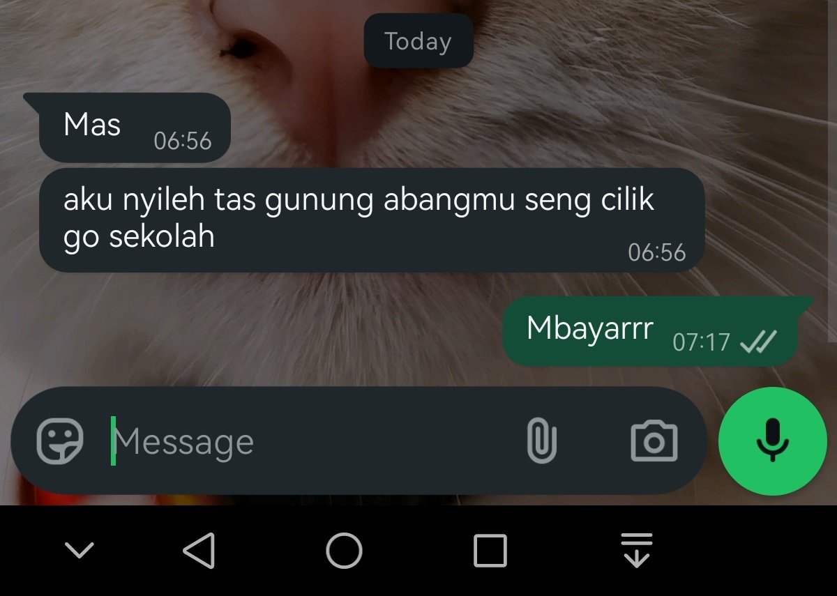 zero_absolutee's tweet image. Nyawit nih...