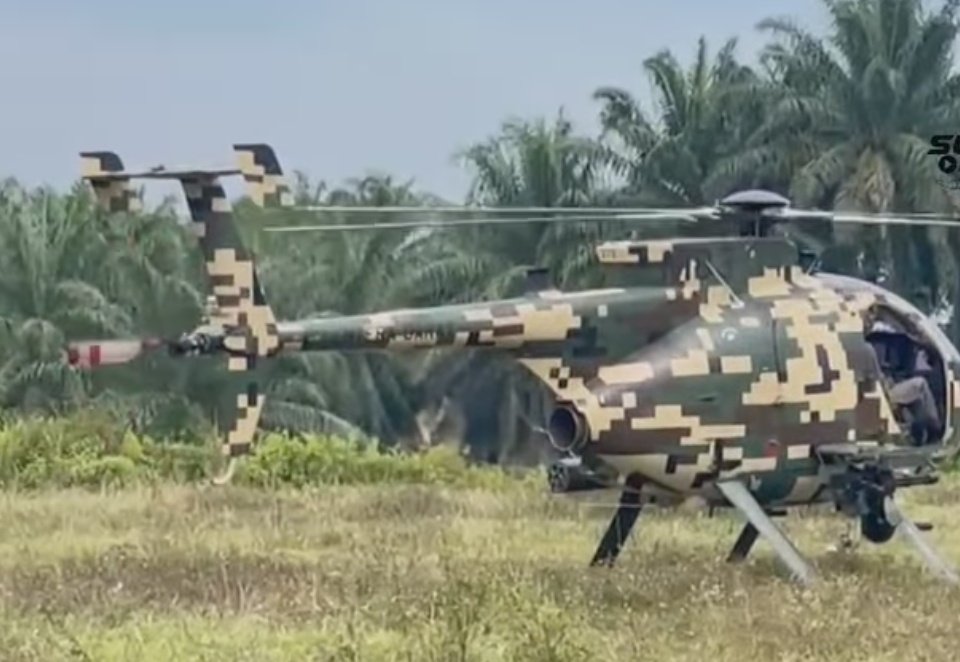 GardaAramis's tweet image. At times of conflict, PUTD MD530G fr Rej 883 and A109LUH fr Rej 881 could be deployed to FOB or FARP as staging area in support of the ground troops.

They'll be flying ahead of the APC and AIFV mopping up sneaking enemy anti armour teams