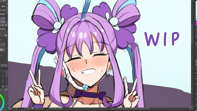 朝起きて大雑把に色塗った 