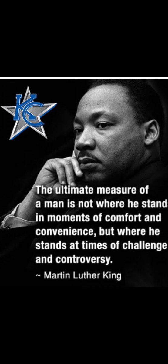 Happy MLK Day, from Kilgore College. MTXE!!!!!