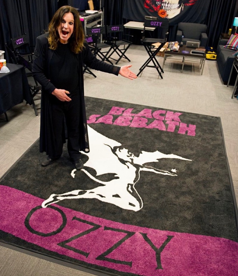 Ozzy Osbourne dressing room during Black Sabbath's farewell tour