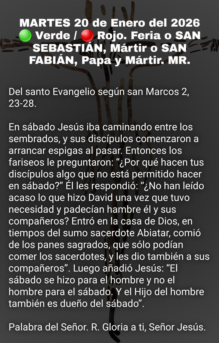#EvangelioDelDía