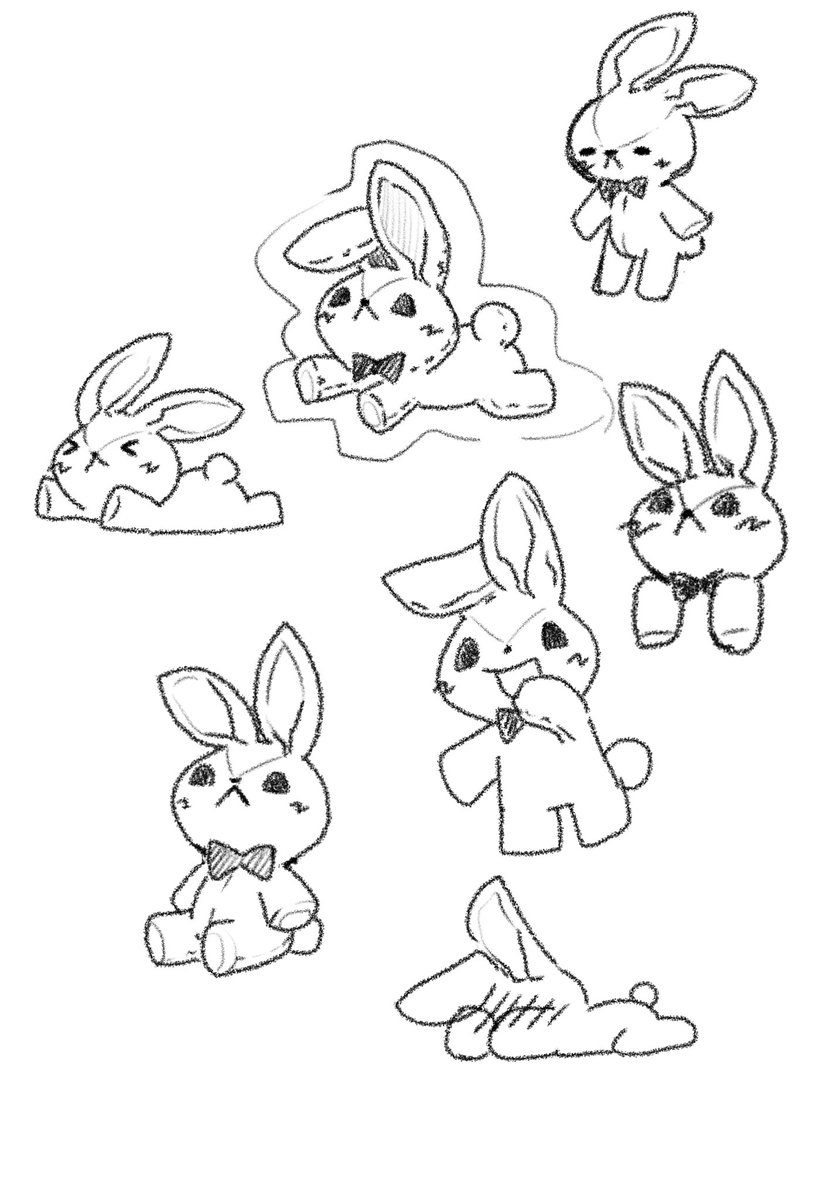 어느 장르의 토끼씨

토끼 한번에 그리는거보고 놀라더라....

그치......난 포켓몬만 5년째 그렸으니까........