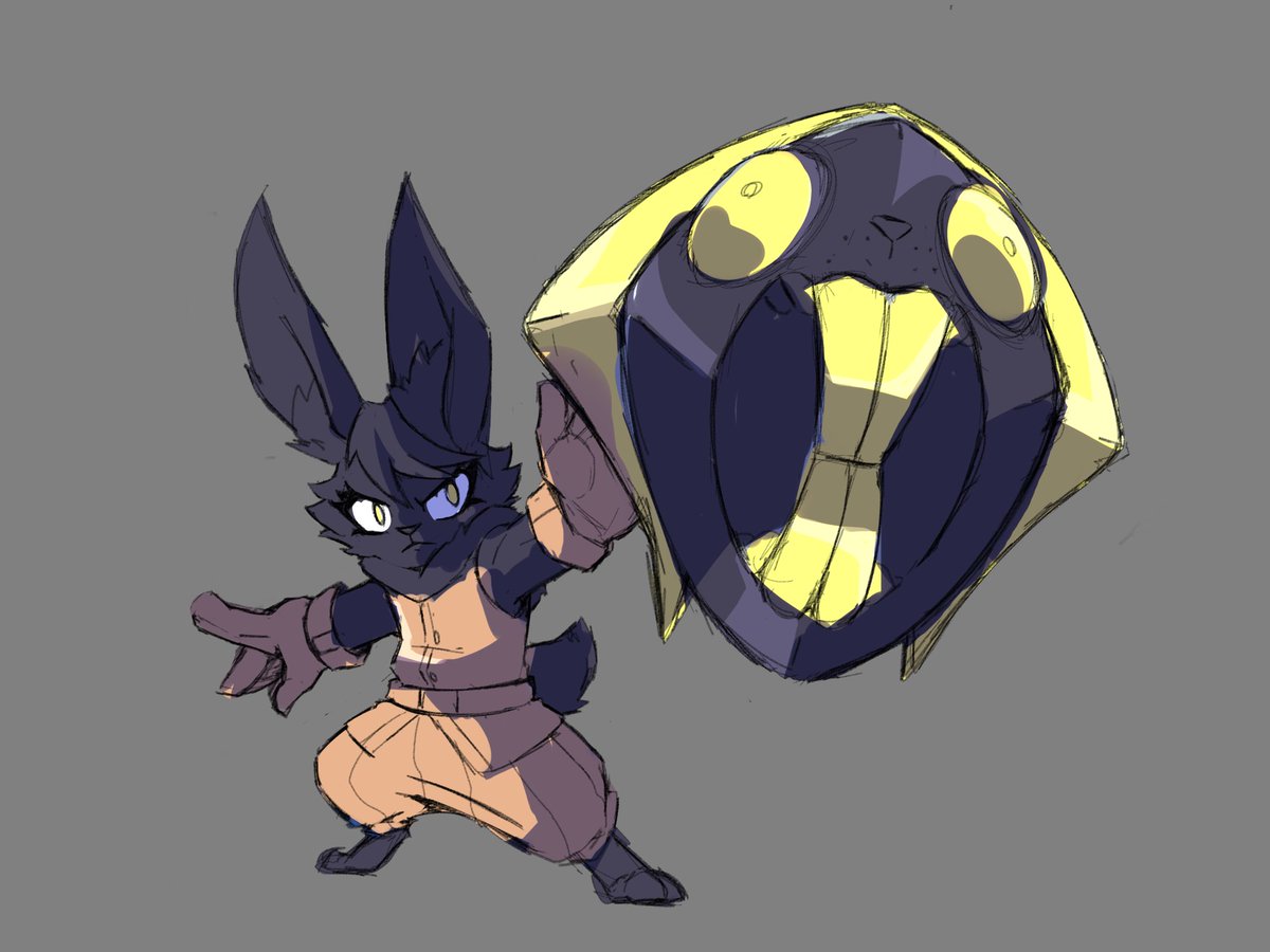NeroElHumano's tweet photo. @Marshall0w0 Dejare a mi conejo con problemas de ira uwu (se me perdió la versión que hiciste :,v) https://t.co/EBDRBnBq4Y