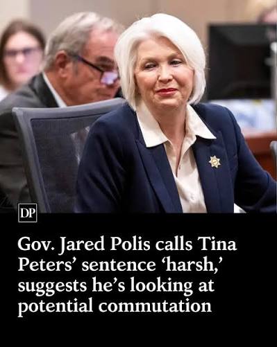 chase4227's tweet photo. @GovofCO Free Tina Peters! Release the 70 year old political prisoner!!! https://t.co/bb0abjH1Hk