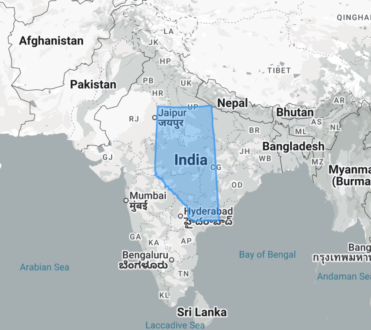 yegwave's tweet image. The true size of Alberta 📏