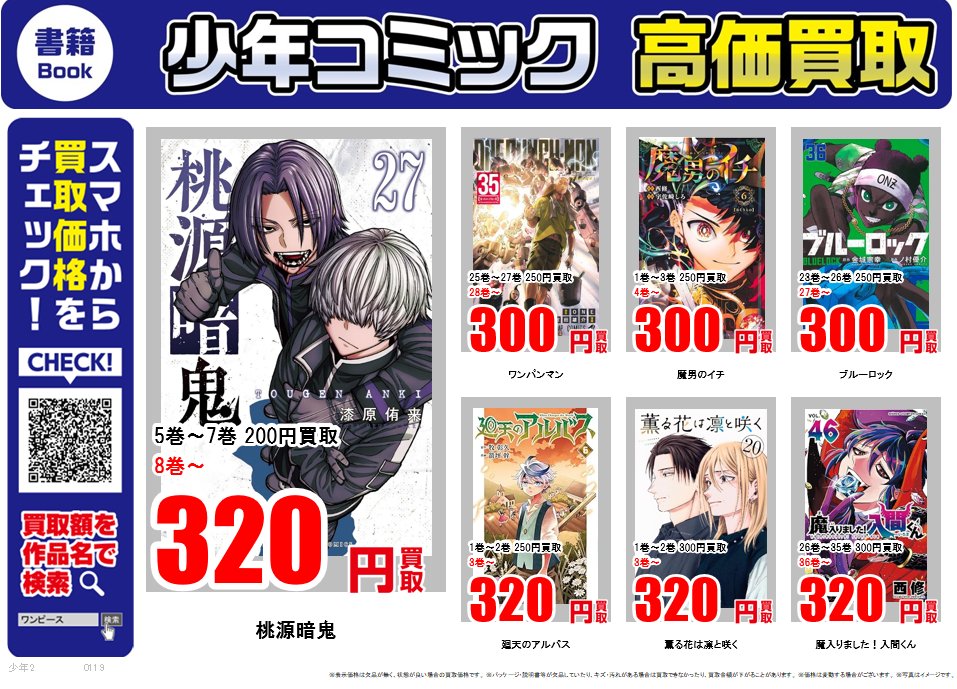 少年・少女コミック ｜高価買取情報 古本市場では話題の少年コミック