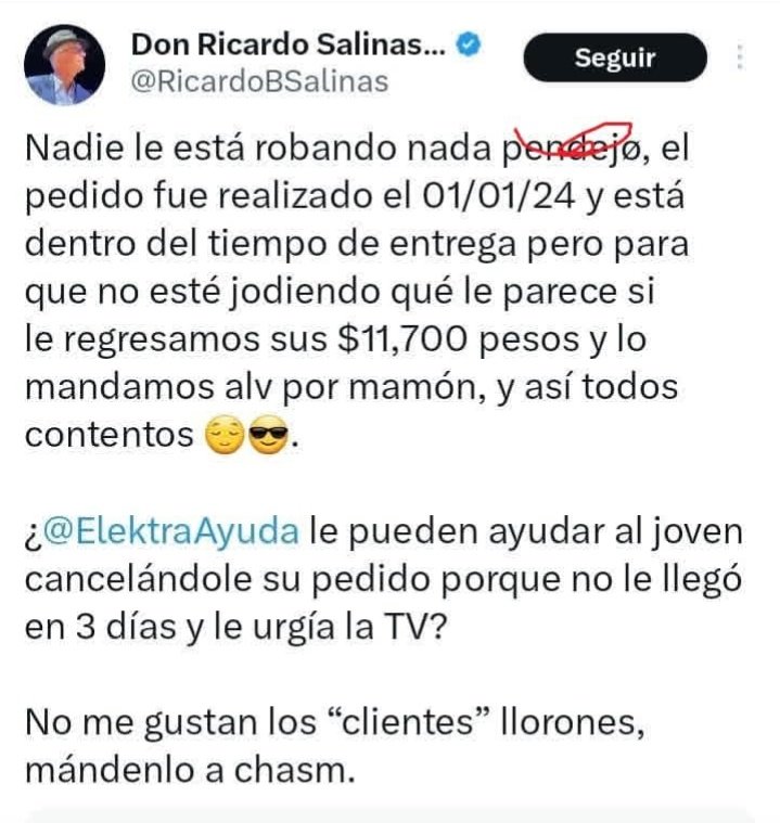 FreddyOliviery's tweet image. Que chingón se siente que le cobren a este pendejø 😌