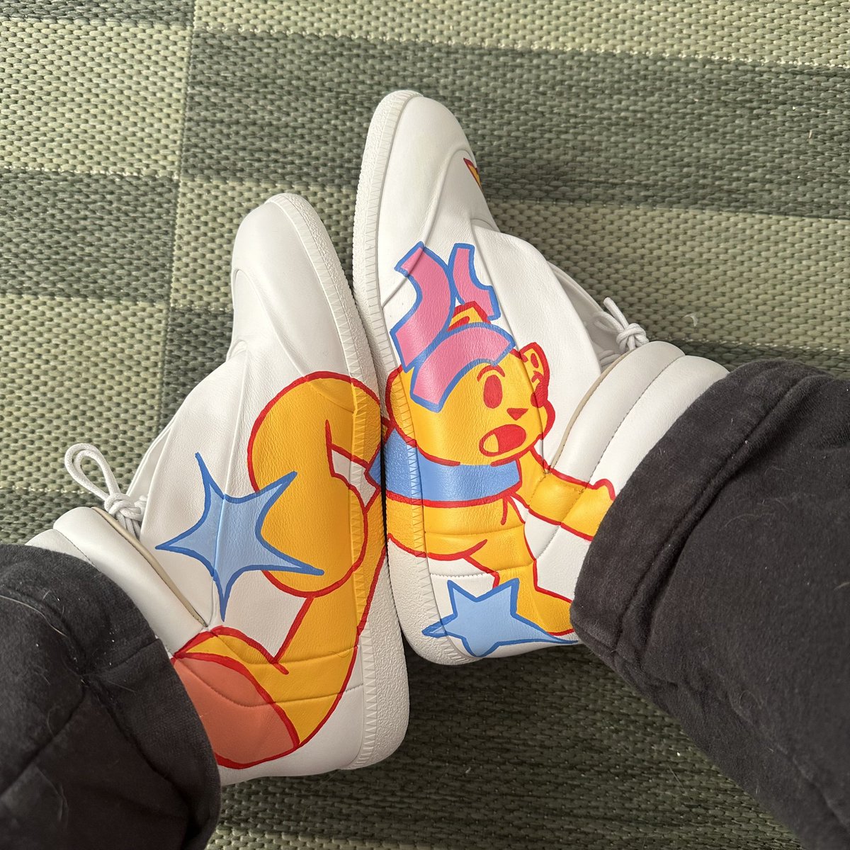can I get a like for my margiela futures I painted