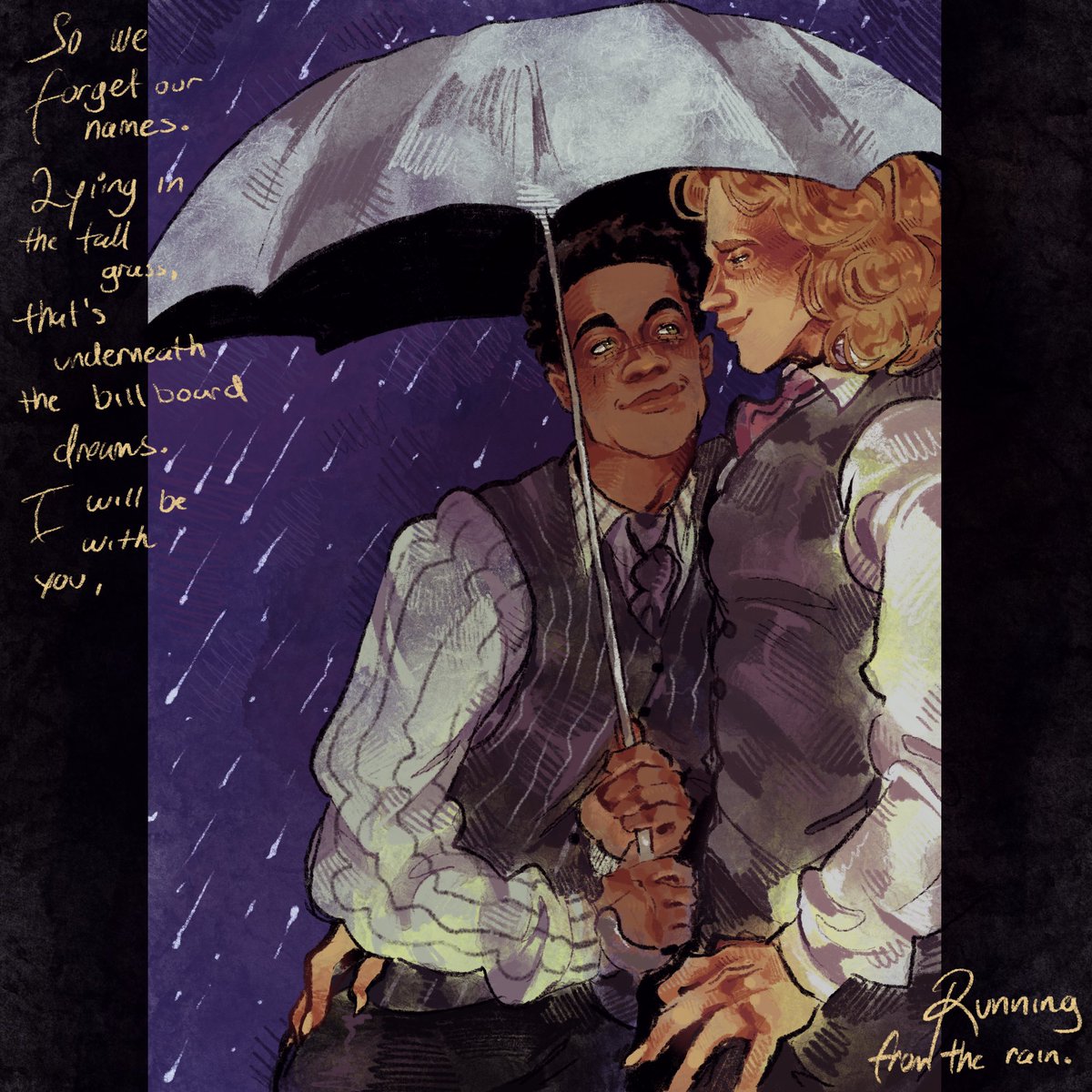 12doomed's tweet image. running from the rain #iwtv