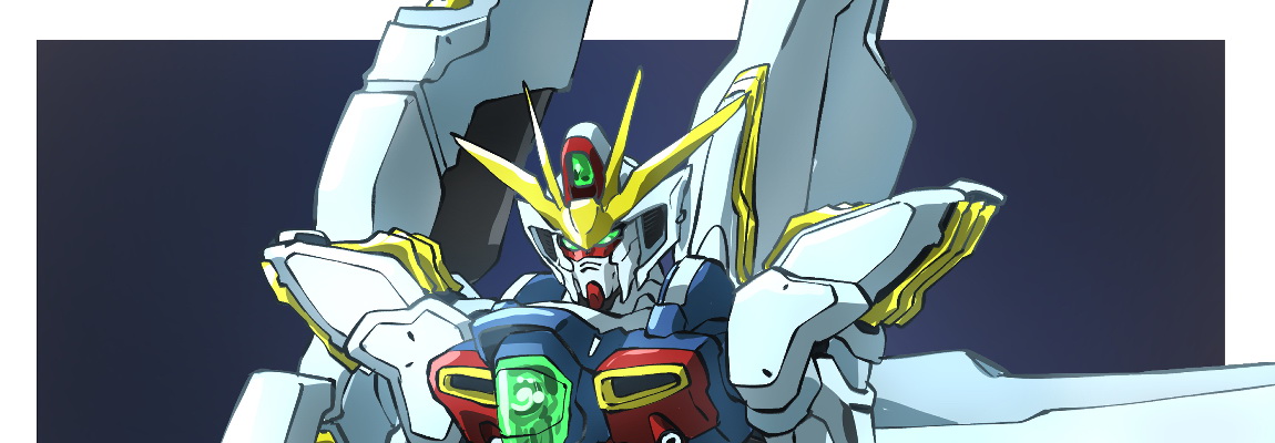 「頭空っぽラクガキ1131 「機動新世紀ガンダムX」から「ガンダムXとティファ・ア」|大河広行（山田隆弥）のイラスト