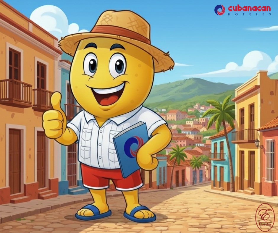 ✨ Conoce a la mascota de Cubanacán Hoteles ✨ El alma que conecta con los viajeros que aman las ciudades patrimoniales, la historia viva y las experiencias auténticas. 

¿Sabías que Cubanacán Hoteles comercializa sus hoteles de ciudad y naturaleza bajo su marca propia Hoteles E?