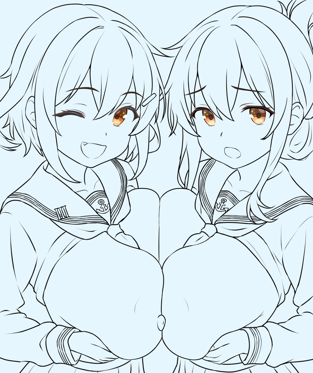 若干大きめの雷電 