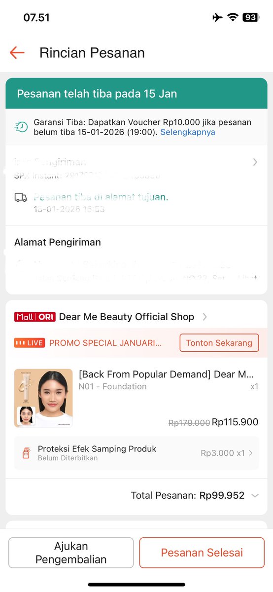 want to sell / wts 
dear me beauty airy poreless foundation N01 (Nude Ivory)

brand new, cm ak tetesin ke tangan 1 pump kecil buat cek shadenya tp terlalu terang di ak

💸jual sesuai hb (nego dikit) 
📍jkt pusat
🍊 free ong/gosend ok

t. wts wtb dear me beauty #zonauang