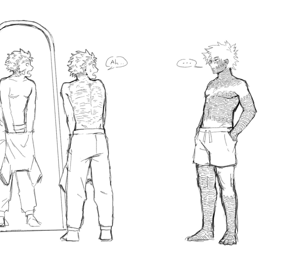 Y’know what maybe his scars aren’t that bad 

#dabihawks #mha