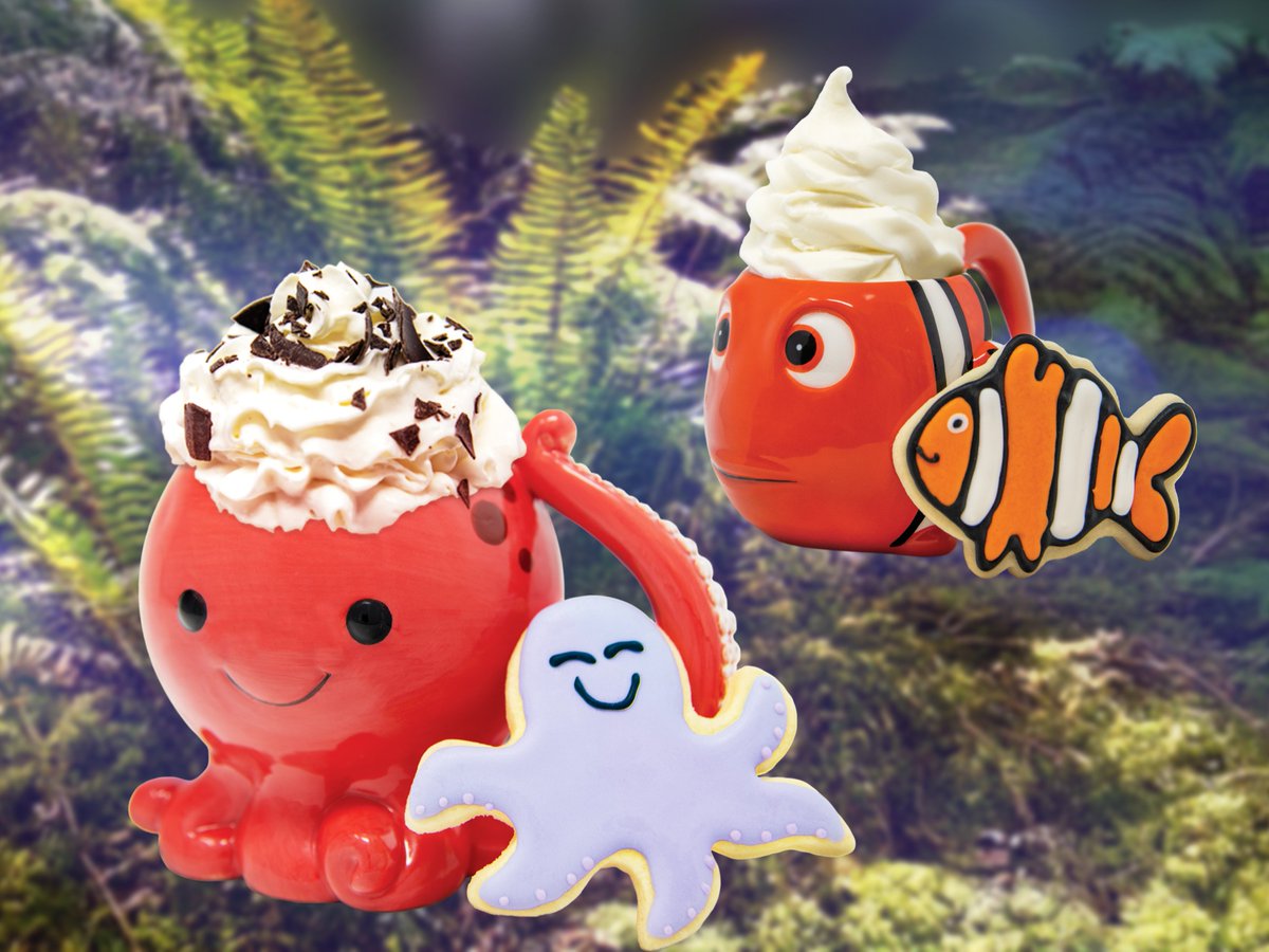 vanaqua's tweet photo. #HotChocolateFest is back for 2026! From now through February 14, you can choose between our Hot Ch'octopus or Finding Cocoa creations (or choose both — we won't tell). Each hot chocolate includes a specialty cookie, collectible take-home mug, and free refills all day long! https://t.co/dl3kbZ7Yrx