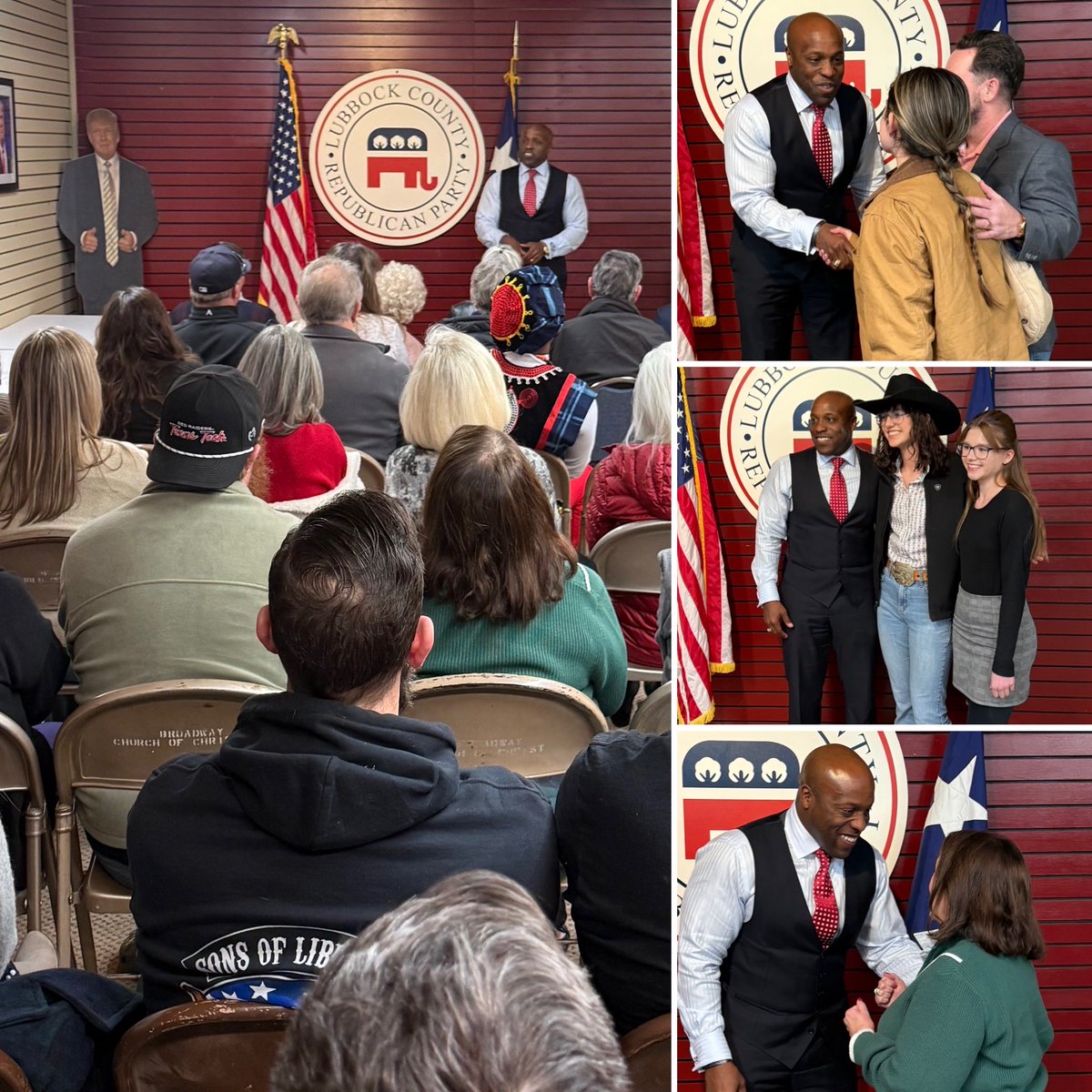 WesleyHuntTX's tweet photo. 📍 Lubbock, TX

Thank you, Lubbock Republicans! 

Together, we will TERM LIMIT John Cornyn.  

The time is NOW. https://t.co/TnMEFU3XCE
