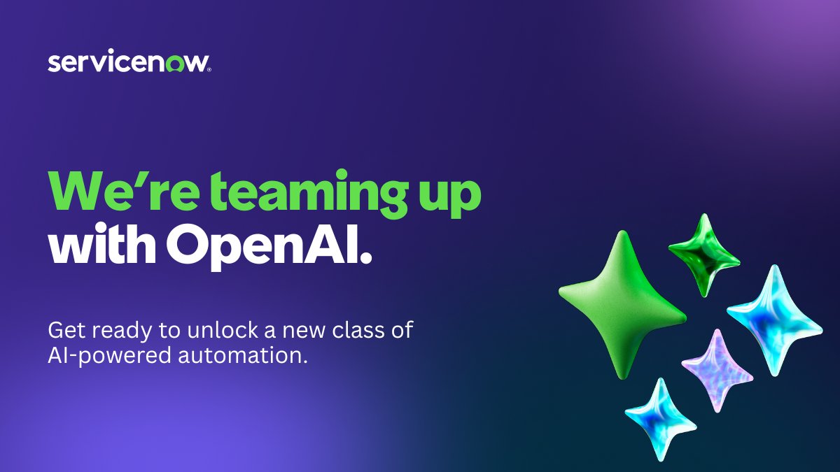 ServiceNow News tweet media