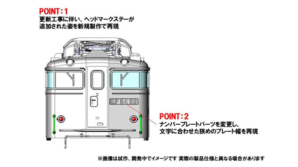 JR EF64-0形電気機関車（7次形・JR貨物更新車）のご案内②です。 更新
