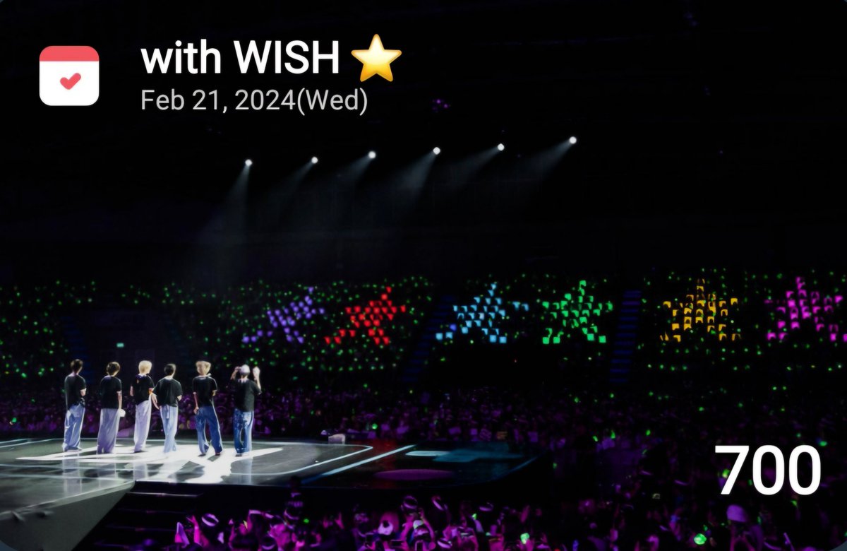 rikujjang's tweet image. happy 700 days with wishies 💚