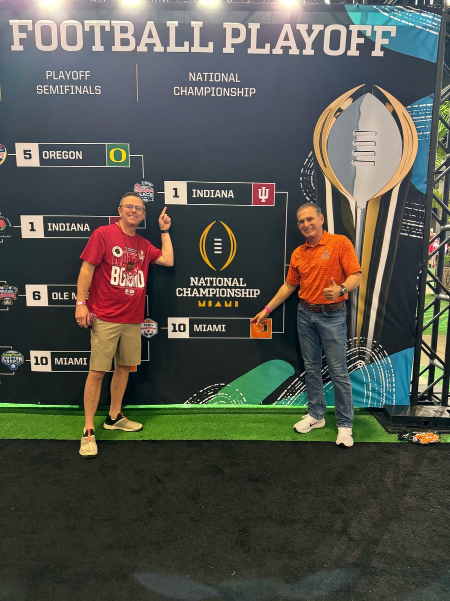 We hope Michael and David have a great time at the game tonight! #TeamEFF #expressfuneralfunding #IU #Miami