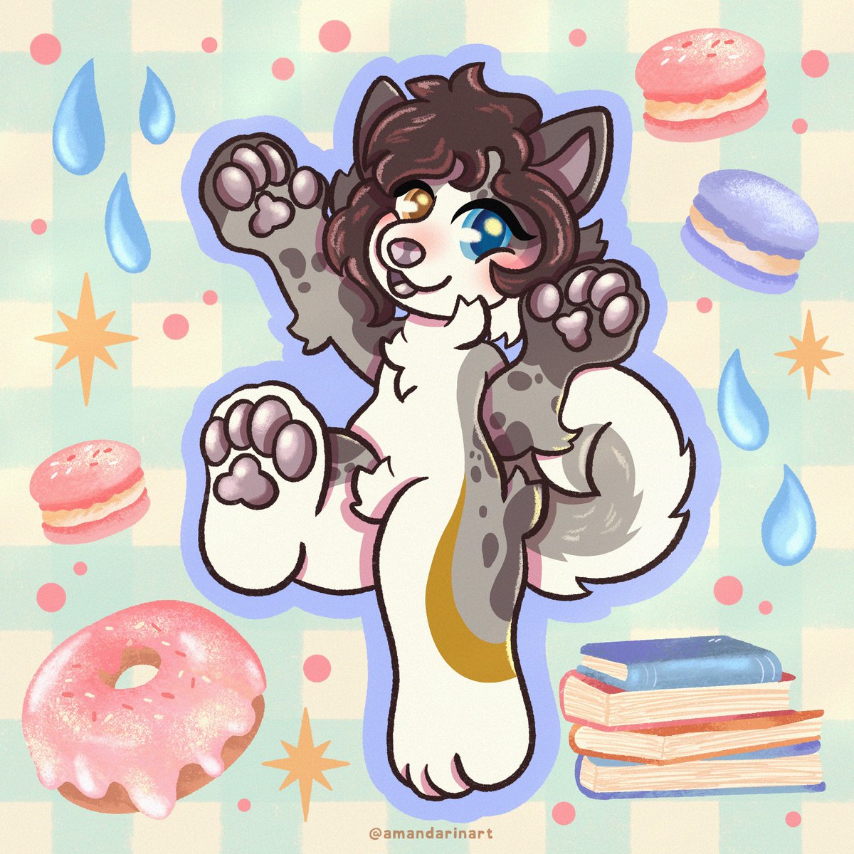 amandarinart's tweet image. 🍩⭐️💧🧁✨🍡