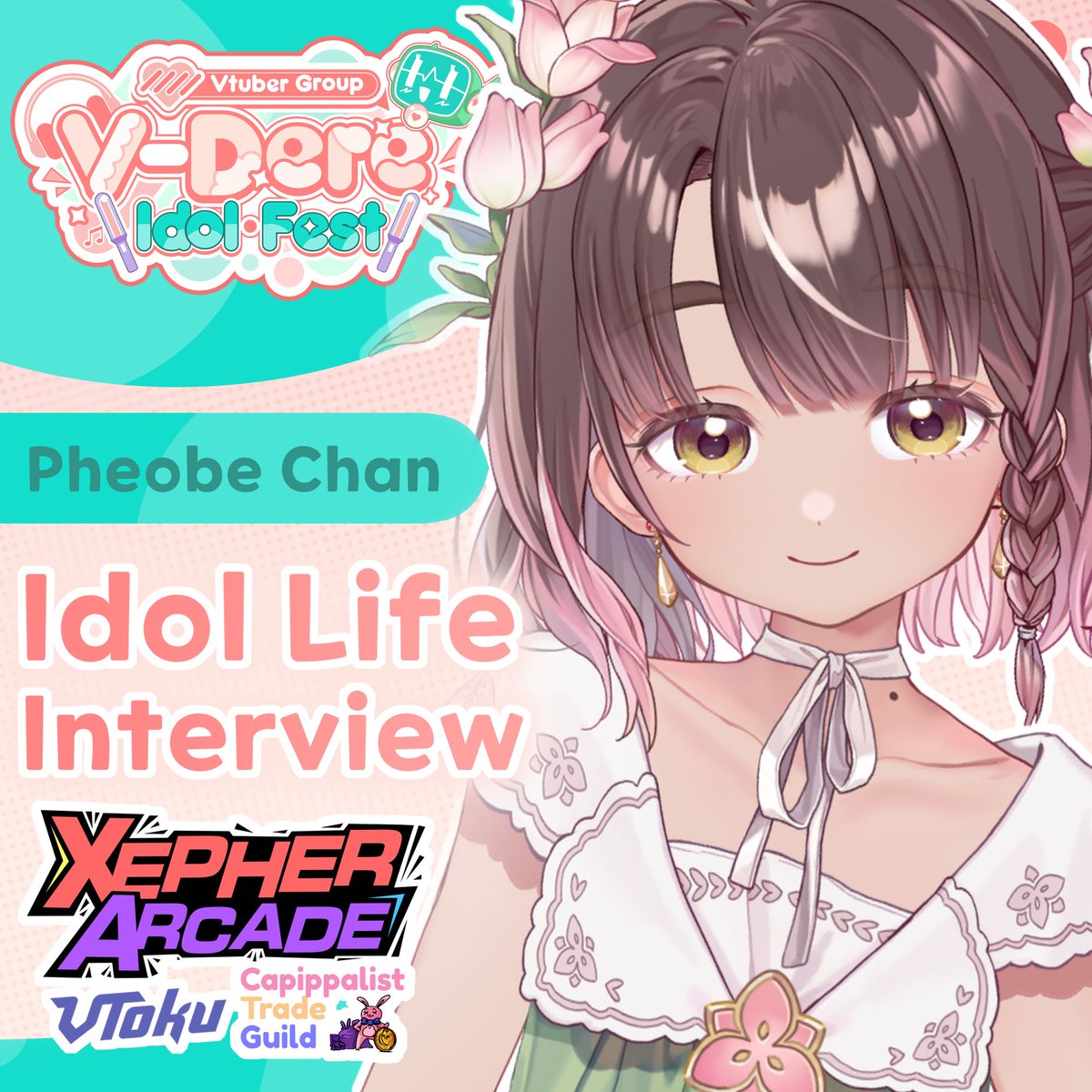 VirtualDere's tweet image. 【💗V-DERE IDOL FEST EVENT💗】

Always reaching for the stars- learn what it's like to be an idol with @feebeechanchibi!

Idol Life Interview!🌟

📅FRI 9 PM EST
Hosted by: Alpha Betta💙