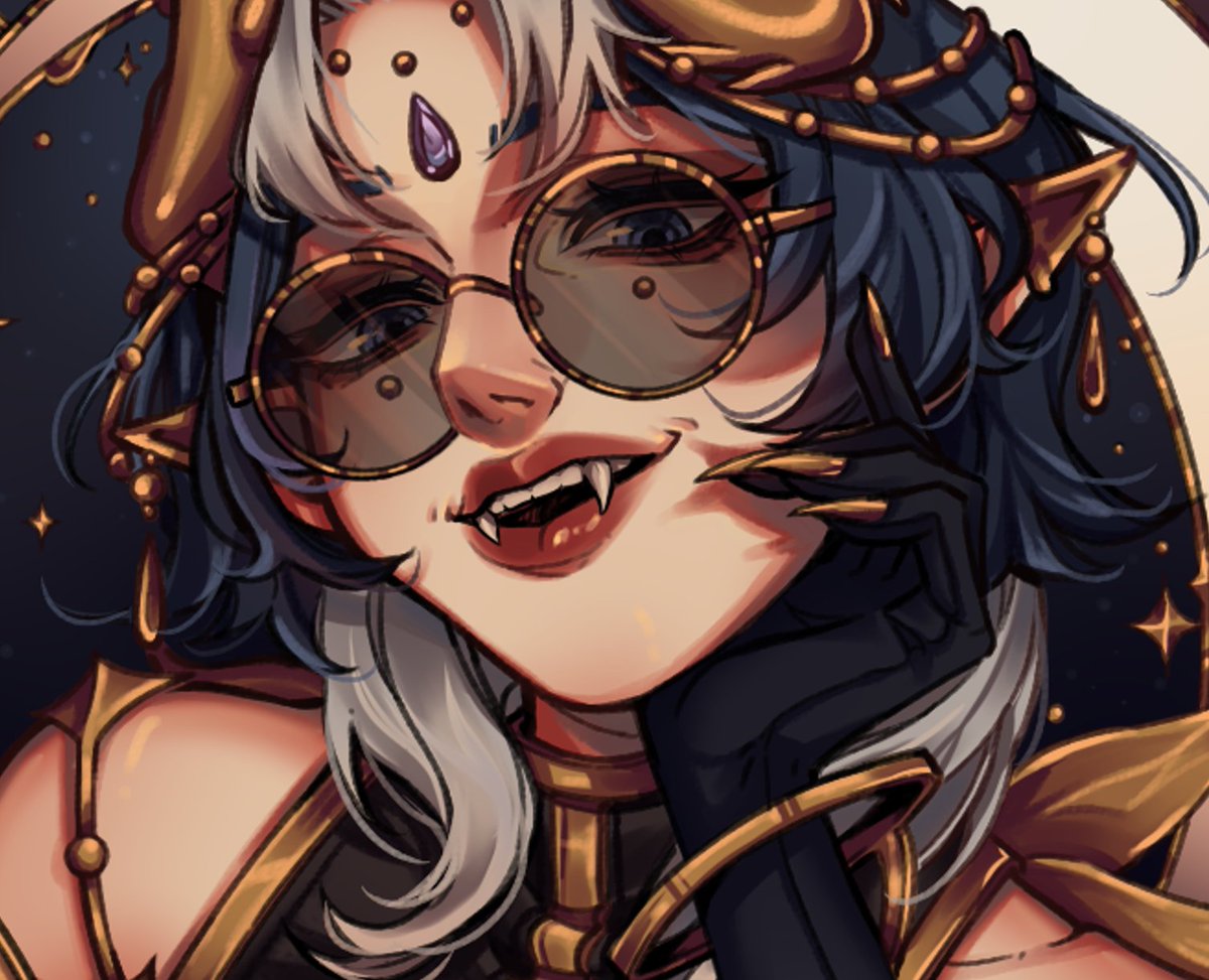 VesperNestia's tweet image. I am still in awe at how gorgeous this art is by @nullavoid_ and feeling so blessed to have such an insane design and to work with so many wonderful artists.