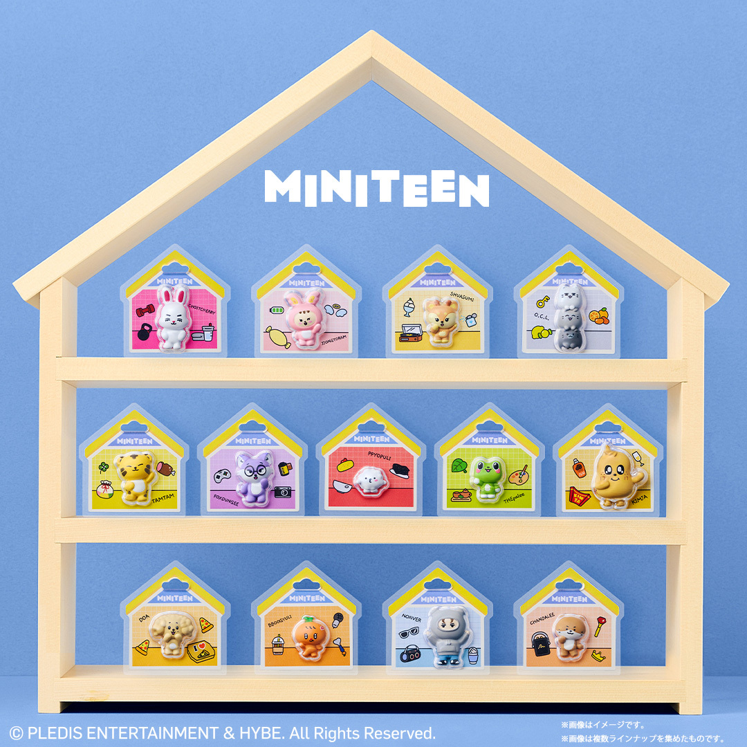 ＼💎お菓子売場にて6月発売予定💎／
「 MINITEEN パッケージチャーム&amp;グミ」
MINITEENのロゴの形をしたソーダ味のグミと、可愛いマスコットが入ったおうち風パッケージチャームのセットです💕お楽しみにっ！
bandai.co.jp/candy/products…
#seventeen
#MINETEEN
#バンダイ
#パッケージチャーム
#食玩