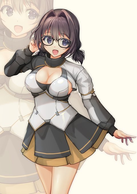 絵伝ちゃんは元々★4コスチューム描いてる最中に公式から八八式が来た。正直ナイスタイミングだったんだよね 