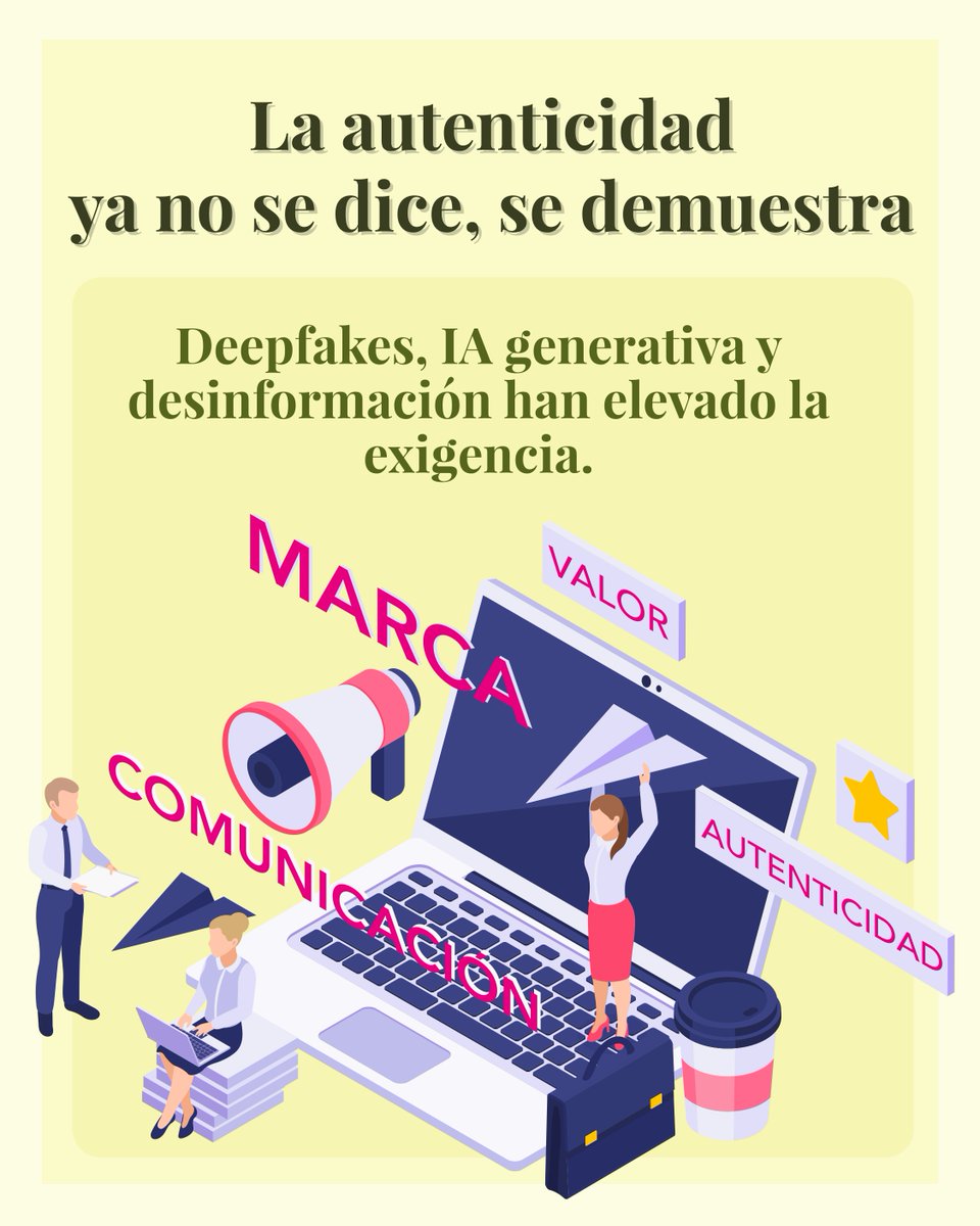 27Pivot's tweet image. ¿Por qué comunicar ya no es solo “estar presentes”?

En 2026, la comunicación efectiva no se mide por volumen, sino por relevancia: entender a quién le hablamos, en qué canal y con qué mensaje. 

#ComunicaciónEstratégica
#RelacionesPúblicas
#Somos27Pivot