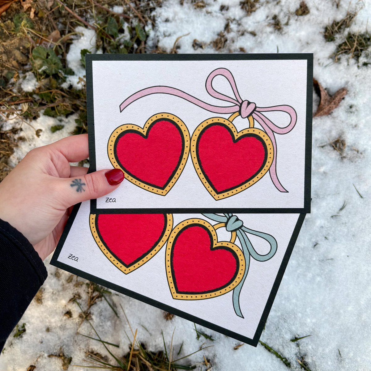New custom paintings for lovers day! ❤️🔒🎀
