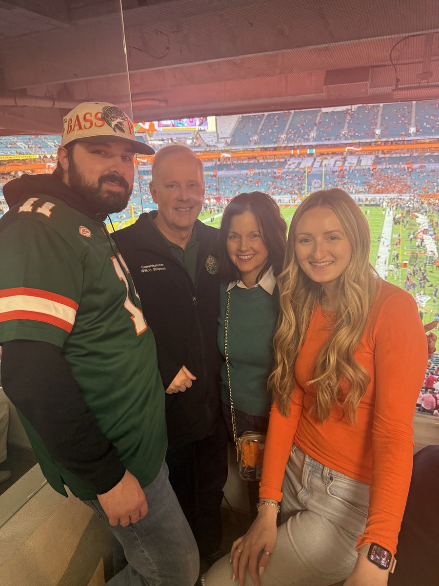 WiltonSimpson's tweet photo. The U 🏈! #FreshFromFlorida https://t.co/lTlt5F5mLo