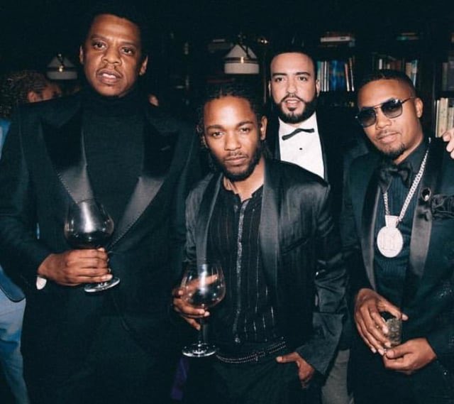 Steez_47's tweet image. Jay-Z, Kendrick Lamar, Nas,

(ignore french montana)