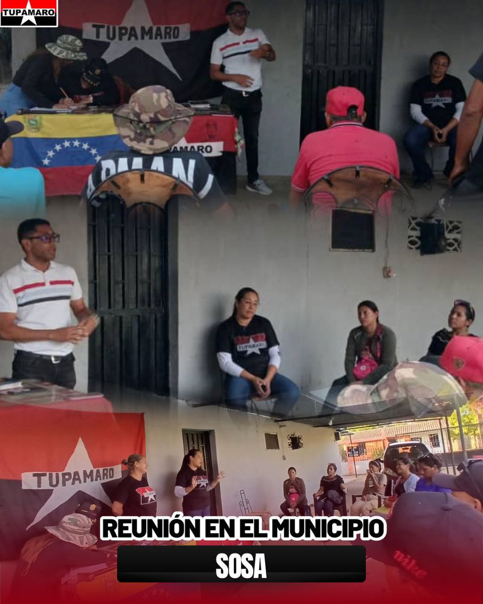 En el Municipio Sosa, Estado Barinas, la militancia TUPAMARO se ha reunido con el propósito de trazar las líneas estratégicas en función del trabajo colectivo para este primer trimestre del año 2026. ¡Nosotros Venceremos! 👉✌️
#TupamaroAntiimperialista
#PuebloLevantaLaCara