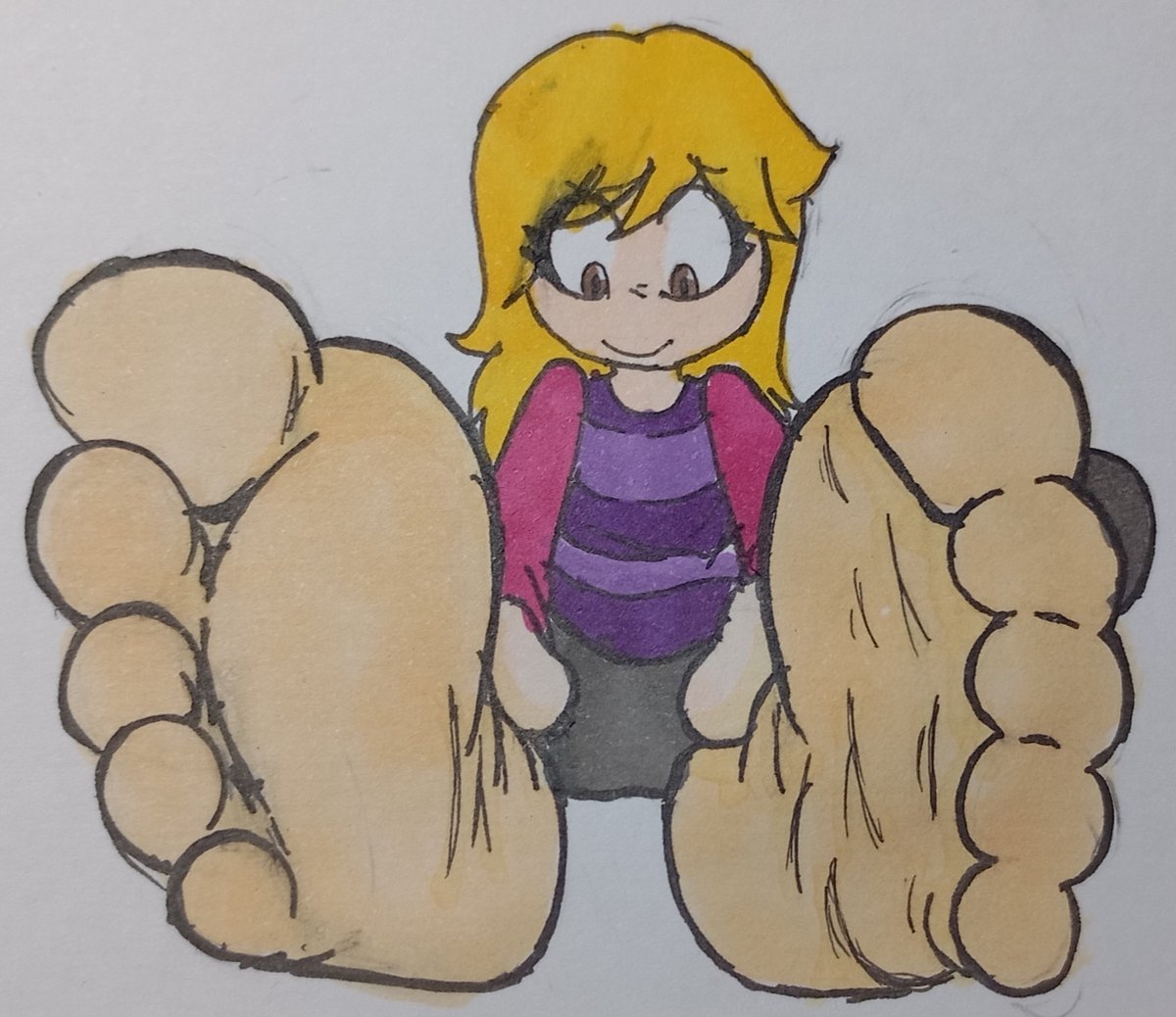 lefeetaniestorm's tweet image. CM for @TheLewdSpark 
Seems like Cap has somethinf to show to you &amp;gt;:]
what is it? well of course her soft feets!