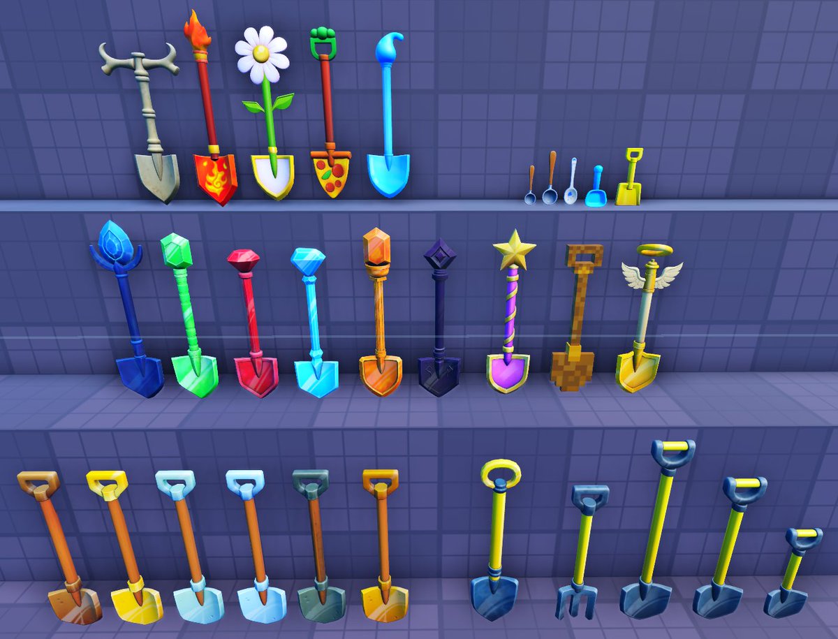 Hyugan_3D's tweet photo. 🪏Here are some 3D models of shovels that I made a while ago.

📩My discord: hyugannn.

#ROBLOX, #RobloxDev, #robloxart. https://t.co/7ir9dAQqqX