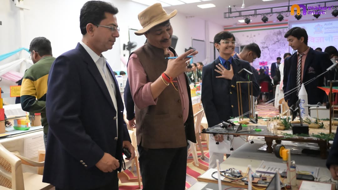 makers_muse's tweet photo. At STEMFEST 2.0, Alok Open School (Fatehpura), students built, tested, and presented ideas with confidence while teachers guided innovation.
Proud to partner as a STEM education solution provider preparing students for the future, not just exams. 

#STEMFest #MakersMuse #STEMEdu https://t.co/dgrkISxgRk