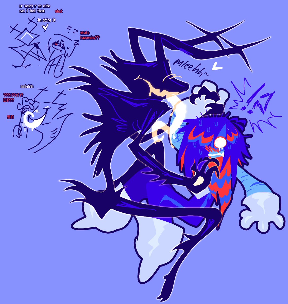 KriddyKreme's tweet photo. #deltarape #deaddoverune I was inspired to draw sh scar licking.. ( kris🍎 × knight🗡 ) https://t.co/0EwGBjoLdP