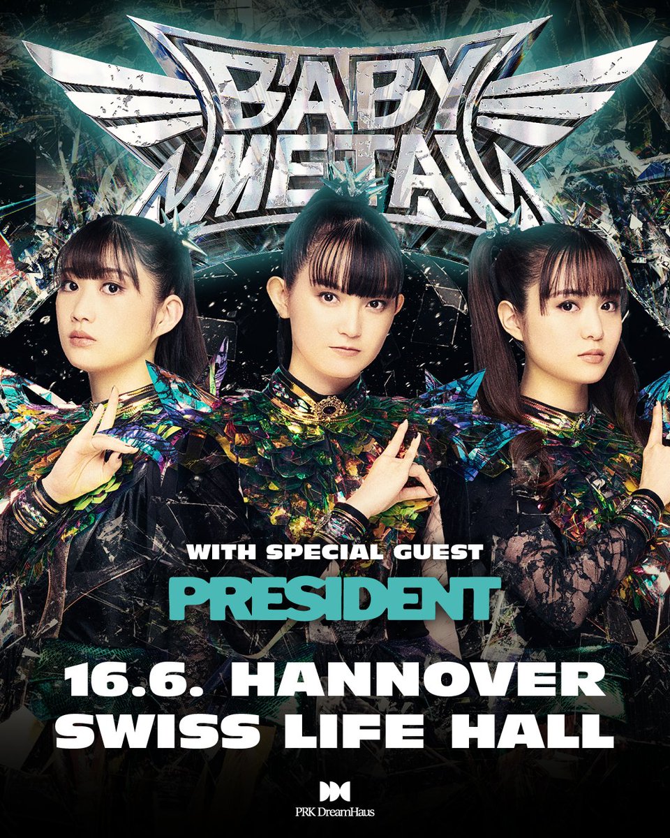 🔥━━━━━━━━━━━ - -
        JUST ANNOUNCED
- - ━━━━━━━━━━━━🔥
BABYMETAL will headline June 9th in Kufstein, AT and June 16th in Hanover, DE 

Tickets &amp; VIP on-sale Wednesday 21st June at BABYMETAL.com/tour