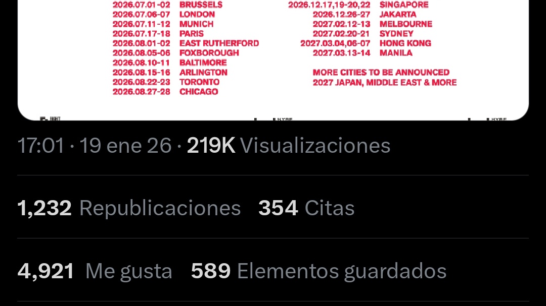 jeonstarbaby's tweet image. Las visualizaciones del post de dg medios... esto va a ser una guerra a muerte