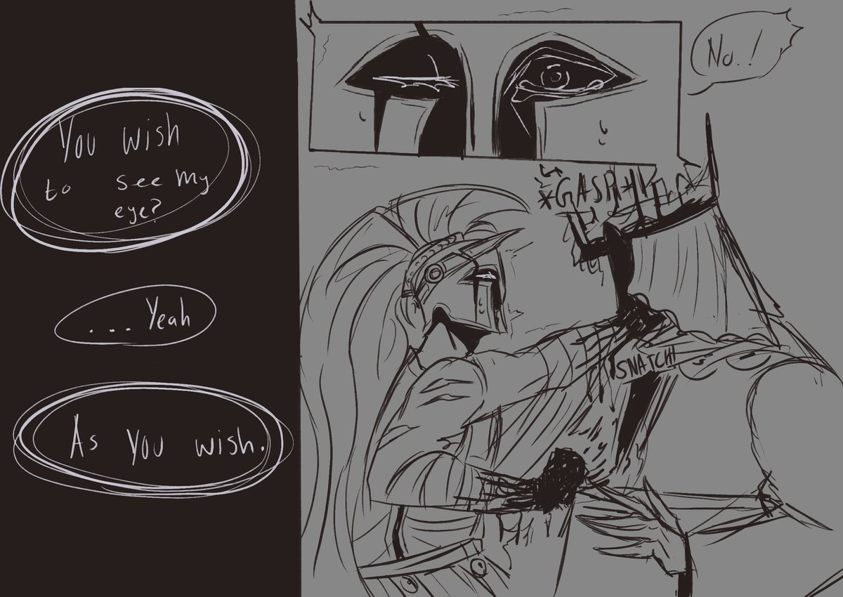 Littles0urForgs's tweet image. Gasp* a #d3rking comic in this economy??

This is a part 1 dunno if I’ll ever do a part 2 #sfawtde #thekinginyellow