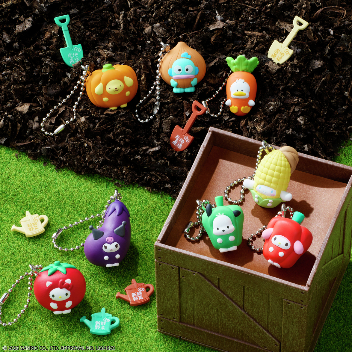 🍅6月発売予定🍆／ サンリオキャラクターズがお野菜になっちゃった