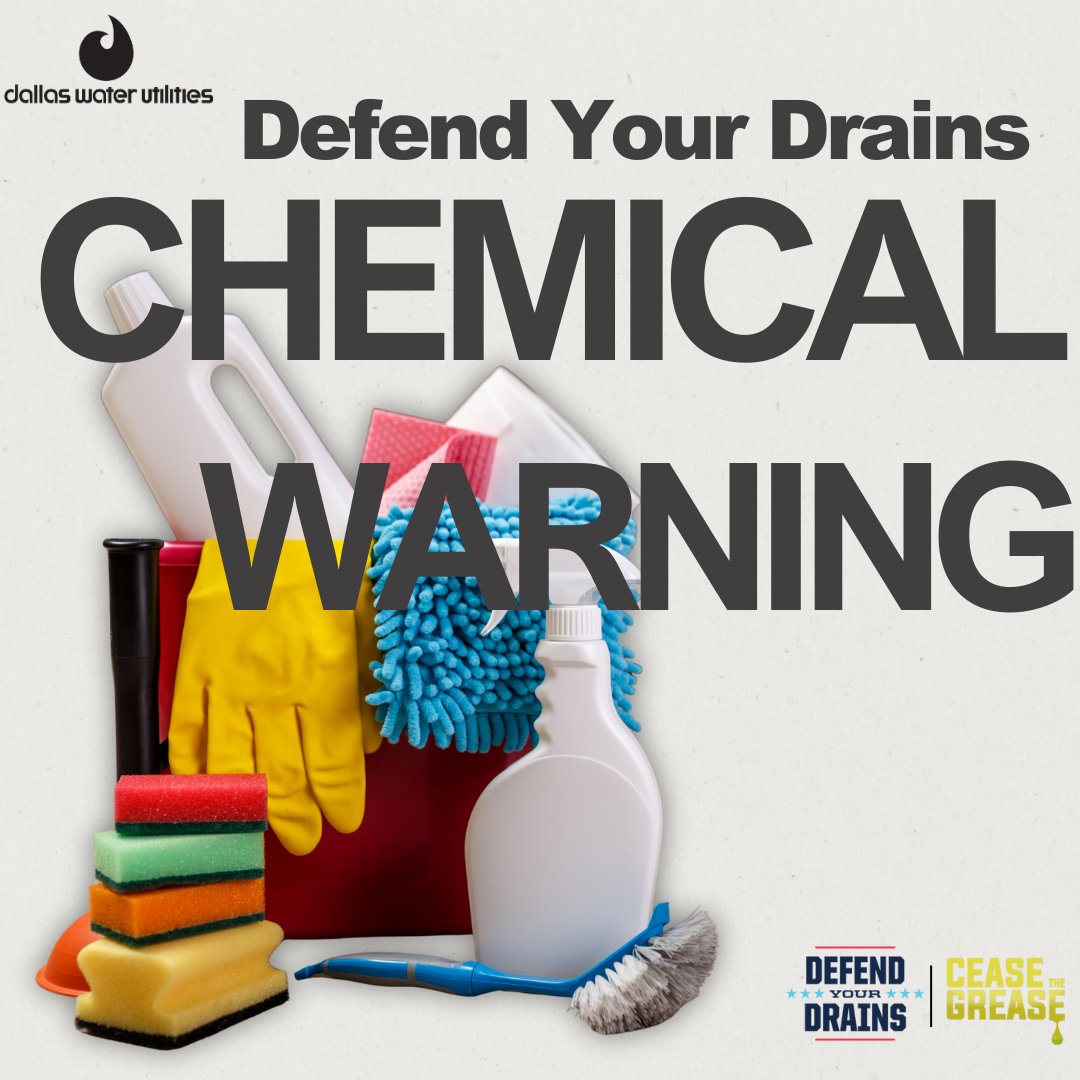When using a cleaning product that goes down any drain, make sure to use the recommended amount on the instructions. DefendYourDrains.com