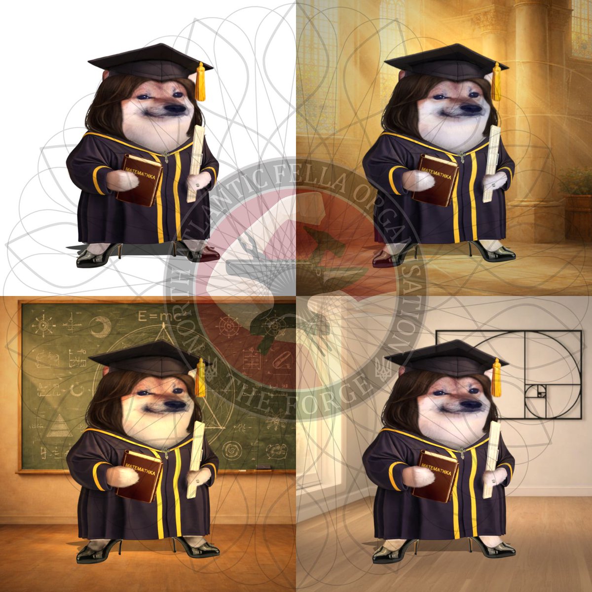 #FellaDelivery ⚒️ for an email request 📧. 
Welcome to the pack💛💙! 

“Mathematics, rightly viewed, possesses not only truth, but supreme beauty.” — Bertrand Russell (A Study of Mathematics, 1919) 

#NewBornFella
@official_nafo