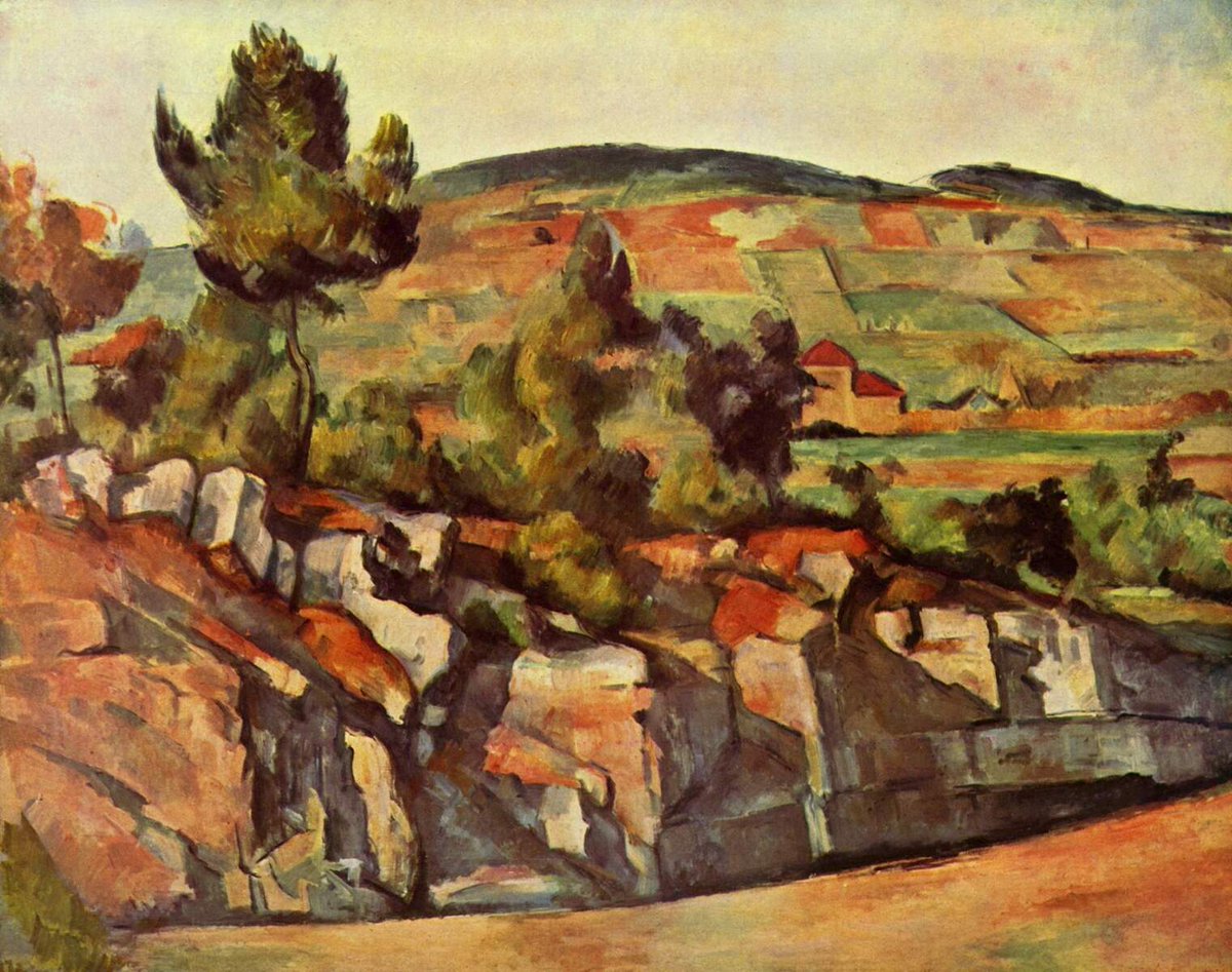 Mountains in Provence, 1890 #artbots #cezanne
