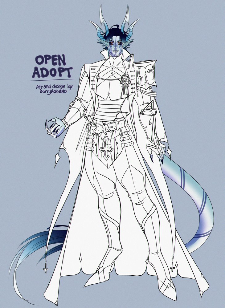 ❄️  NEW ADOPTABLE AUCTION!
💰SB: $70
🔺 MI: $10
💎 AB1: $140 (+Outfit)
AB2: $210 (+Outfit &amp; Shading)
.
#adoptable #adopt #art #characterdesign