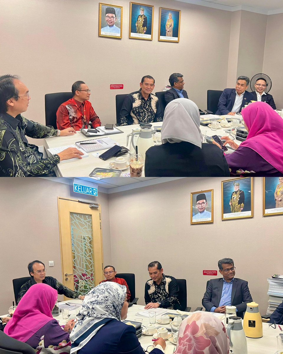 MBISelangor's tweet photo. MBI Selangor memperkukuh agenda kelestarian melalui sesi perbincangan strategik bersama Pusat SDG Negara, Kementerian Ekonomi di Putrajaya, dipengerusikan oleh Encik Asfaazam Kasbani, Pengarah Pusat SDG Negara. https://t.co/Ij7YouG3U4
