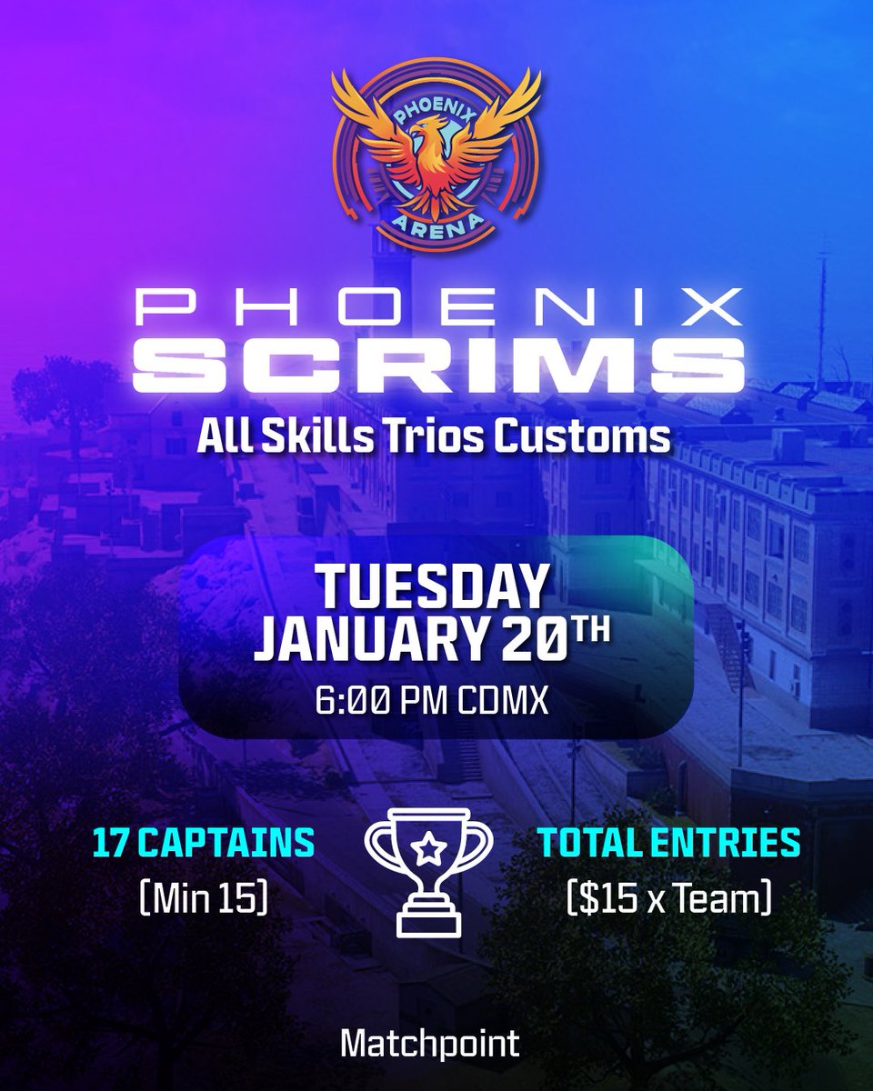 🔥🐦‍🔥 Phoenix Havens Hallow All skills 🐦‍🔥🔥 
 
           After PCL Group Stage 

📆: Tuesday January 20th 6:00 Cst 
🐐: PCL Priority 
🎟: 17 teams 
🌎: NAC 
💰: $15 per team 
📈: 150 MP 

Admin: <a href="/kimsi__/">PHNX kimsi</a>