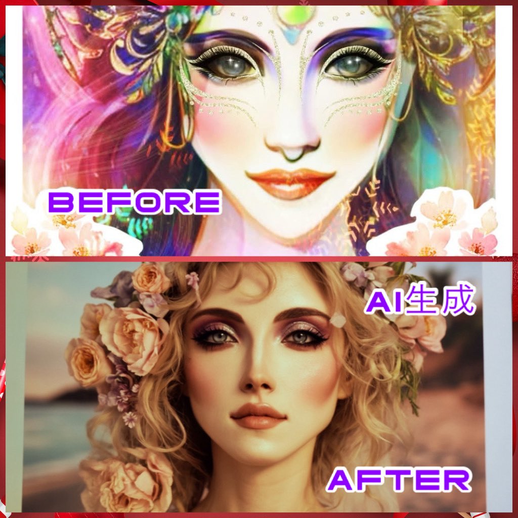 kokeidou257's tweet image. #PhotoGrid
AI生成技術が
飛躍的に進化してます！